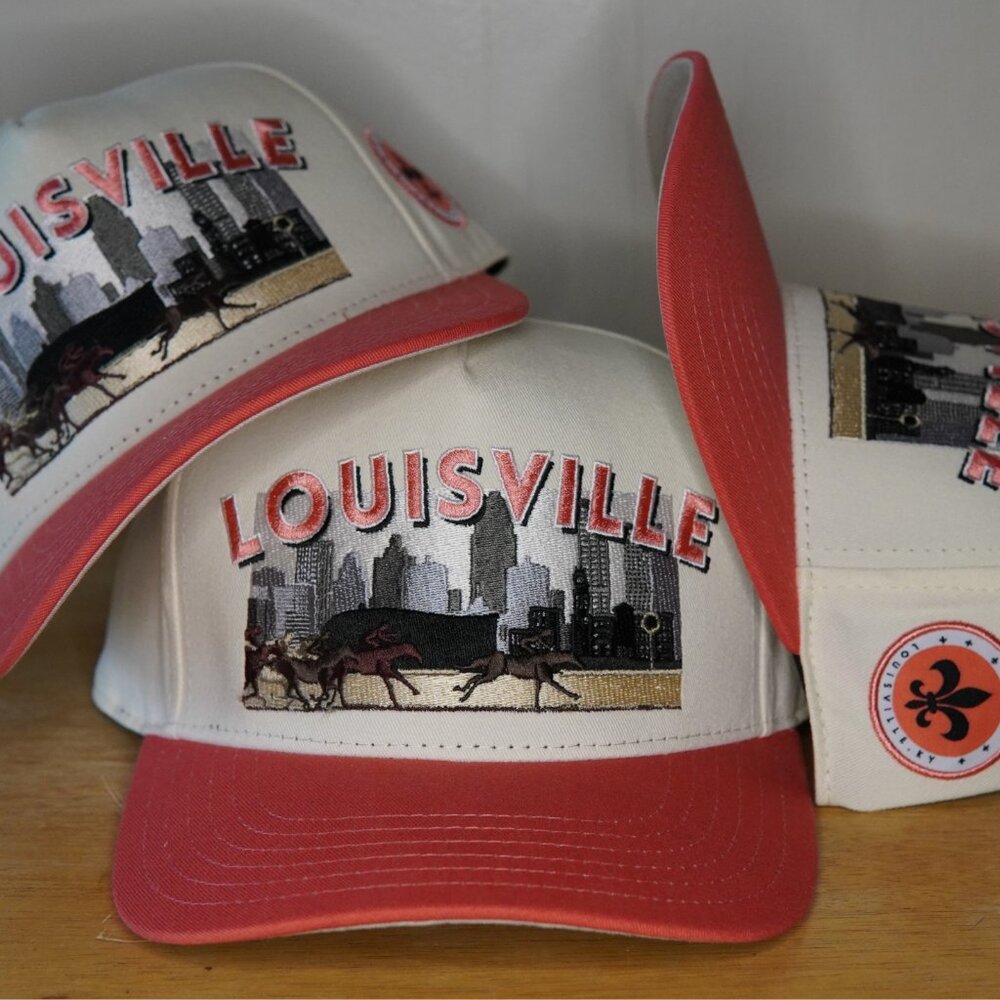 Louisville, Kentucky | Vintage Themed Snapback - Downtown Cityscape
